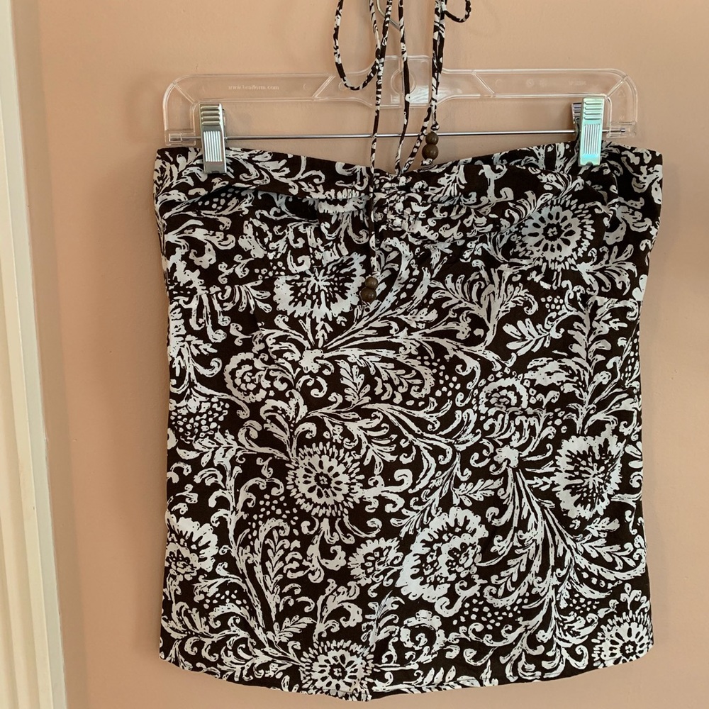 AT Loft cotton strapless/halter top